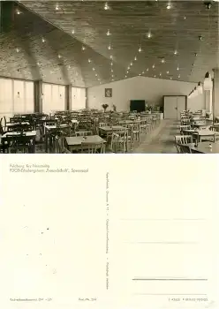 17258 Feldberg FDGB Erholungsheim "Freundschaft" Speisesaal *1963 Hanich0264