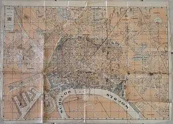 Antwerpen Stadtplan um 1930