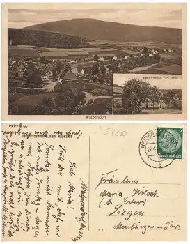 57250 Walpersdorf Westerwald Gastwirtschaft Klein o 22.4.1939