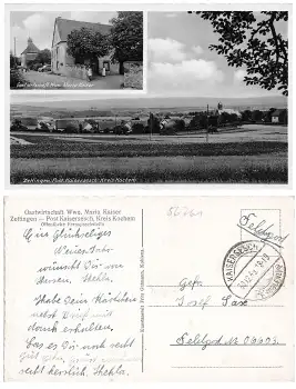 56761 Zettingen Post Kaiseresch Gasthaus Maria Kaiser Feldpost 30.12.1939