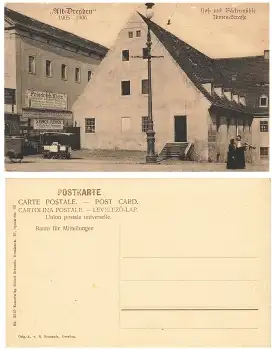 Alt Dresden 1905-1906 Annen Strasse Hof und Bäckermühle