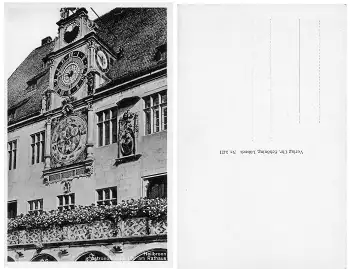 Heilbronn Astronomische Uhr am Rathaus * um 1930