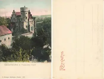 Dölzschen Dresden Begerburg im Plauenschen Grund * um 1900