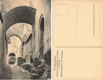 01809 Weesenstein Schloss Felsengang Sächsischer Heimatschutz * um 1920