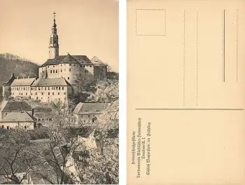 01809 Weesenstein Schloss im Frühling Sächsischer Heimatschutz * um 1920