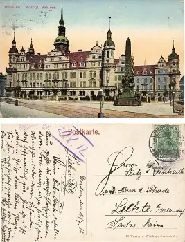 Dresden Schloss o 11.7.1912