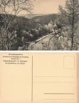 01809 Weesenstein Schloss mit Finkenfang und Maxen Sächsischer Heimatschutz * 1920