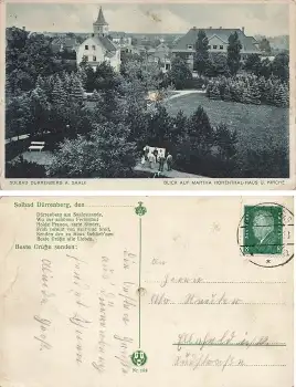 06231 Bad Dürrenberg Martha Hohenthal Haus o 12.11.1929