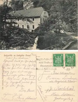 01847 Lochmühle Liebetaler Grund o 1.11.1925