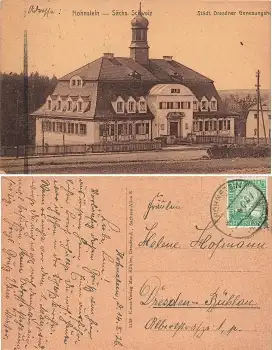 01848 Hohnstein Sächsische Schweiz Genesungsheim o 14.2.1926