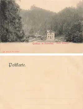 01848 Polenzthal Sächsische Schweiz Gasthaus * um 1900