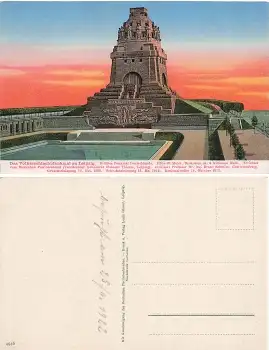 Leipzig Völkerschlachtdenkmal * 1922