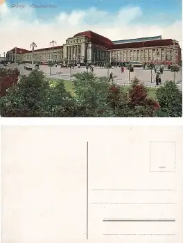 Leipzig Hauptbahnhof * um 1920