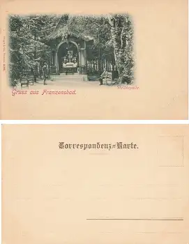 Franzensbad Waldkapelle Böhmen * um 1900