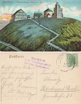 Schneekoppe Riesengebirge Böhmen o  1907