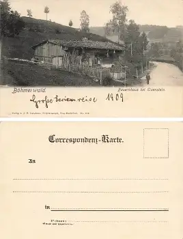 Eisenstein Železná Ruda Böhmen Bauernhaus * 1909