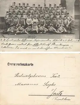 Olomütz K.K. Landwehr Offizier Aspiranten Schule 1905