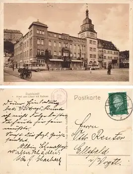 Rudolstadt Hotel zum Löwen o 23.3.1930