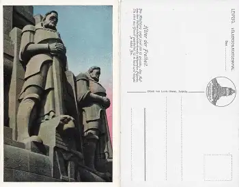 Leipzig Völkerschlachtdenkmal * um 1920 Hüter der Freiheit