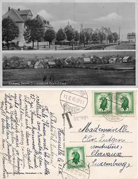55481 Kirchberg Denzen Hundsrück Bahnhofstrasse o 11.6.1946