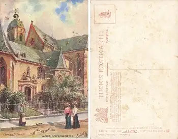 Mainz Stephanskirche Tucks Oilette Charles F Flower * um 1910