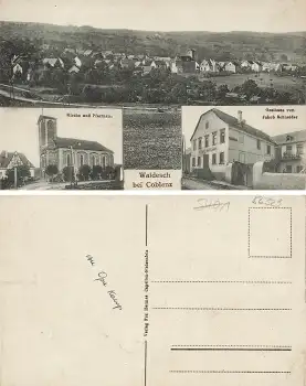 56323 Waldesch bei Coblenz Gasthaus Schneider * um 1920