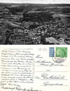 56589 Niederbreitbach an der Wied Luftbild o 13.8.1954