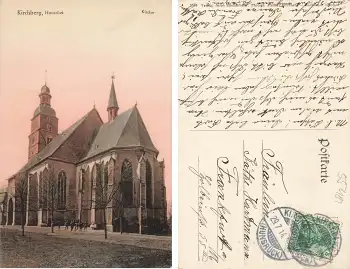 55481 Kirchberg Hundsrück Kirche o 29.7.1914