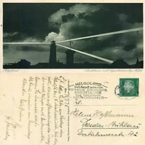 27498 Helgoland Leuchtturm o 18.9.1929