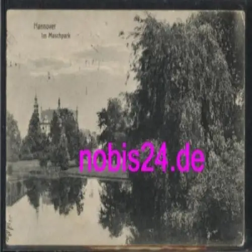 Hannover Maschpark o 20.10.1912