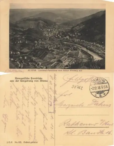 58762 Altena Lennetal Feldpost 2.12.1918