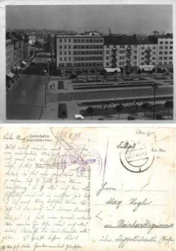 Gotenhafen Adolf Hitler Platz Feldpost Sperrkompagnie 26.8.1942