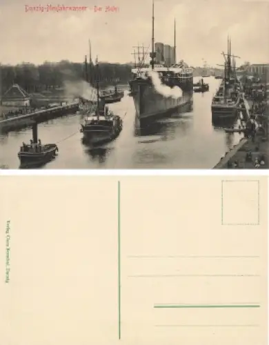 Danzig Neufahrwasser Hafen * um 1910
