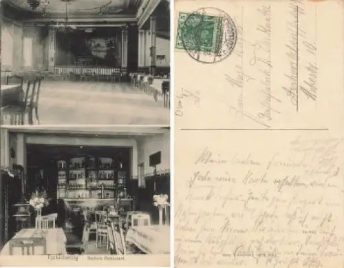 Tschicherzig Cigacice Beckers Restaurant o 26.3.1916