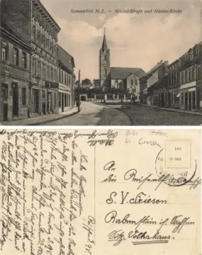 Sommerfeld Lubsko Nicolai Strasse Niederlausitz o um 1920