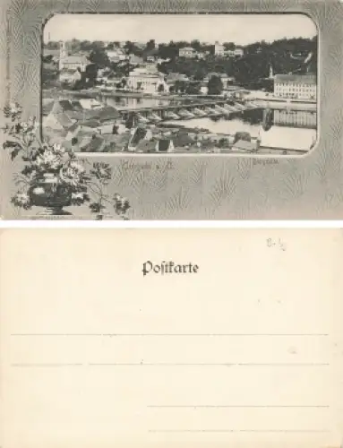 Crossen Oder Bergseite Krosno Odrzanskie Ostbrandenburg * um 1900