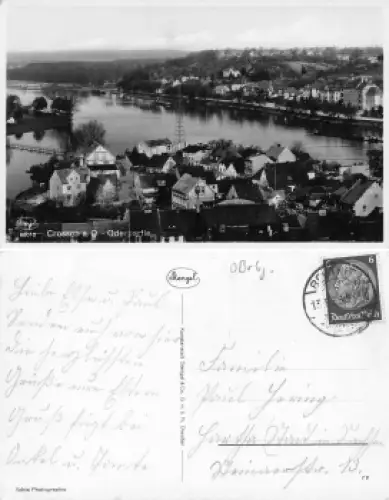Crossen Oder Krosno Odrzanskie Ostbrandenburg o 13.8.1936