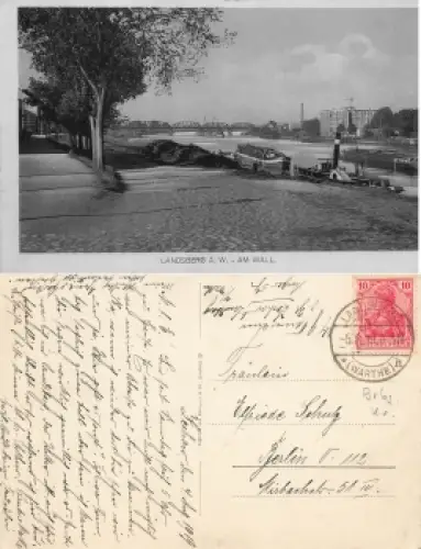 Landsberg Warthe am Wall Gorzów Wielkopolski Ostbrandenburg  o 5.8.1919