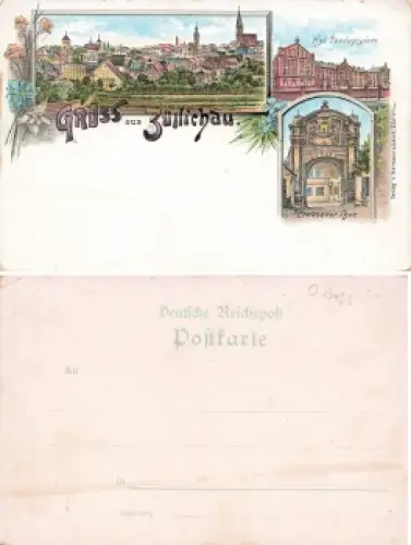 Züllichau Litho Sulechow Neumark * um 1900