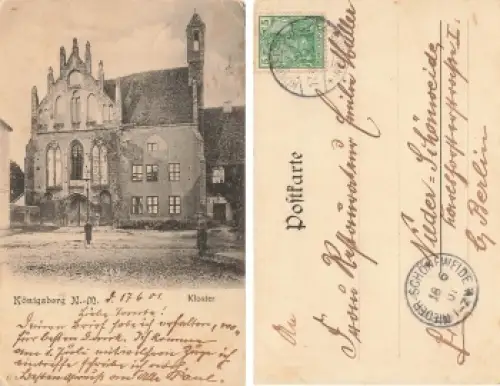 Königsberg Neumark Kloster Chojna o 17.6.1901