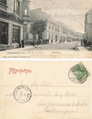 Königsberg Neumark Holzgasse Chojna o 17.7.1904