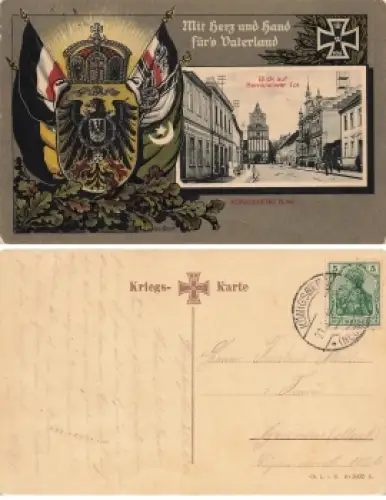Königsberg Neumark Bernickower Tor Chojna Patriotika 1.WK o 21.6.1916
