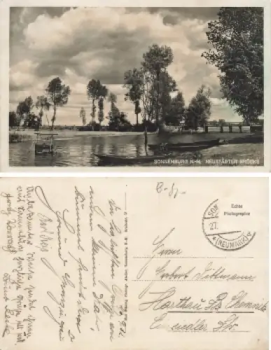 Sonnenburg Neumark Neustädter Brücke Slonsk o 1932