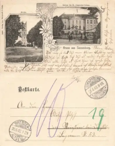 Sonnenburg Neumark St Johanniter Orden Slonsk o 29.6.1902