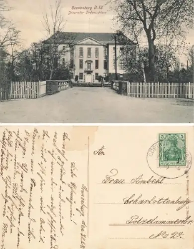 Sonnenburg Neumark Johanniter Ordensschloss Slonsk o 1914