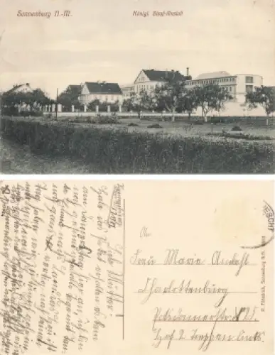 Sonnenburg Neumark Straf-Anstalt Slonsk o um 1920