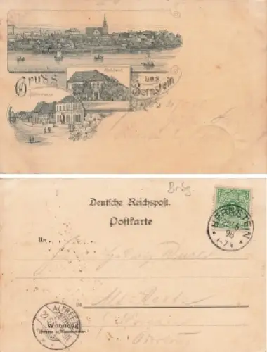 Bernstein Neumark Litho Pelczyce o 22.5.1898