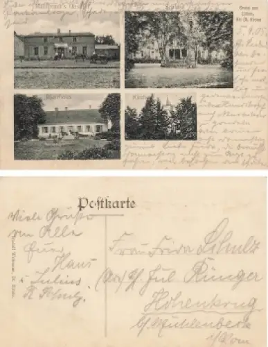 Lüben Kreis Deutsch Krone Gasthaus Lubno * um 1910