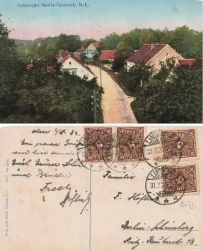 Nieder Linderode Lipinki Luzyckie o 31.7.1923