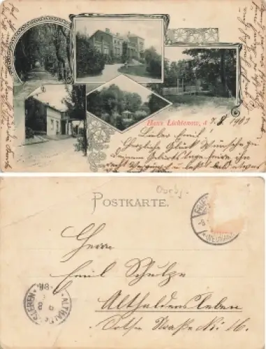 Haus Lichtenow Neumark Lichen o um 1900